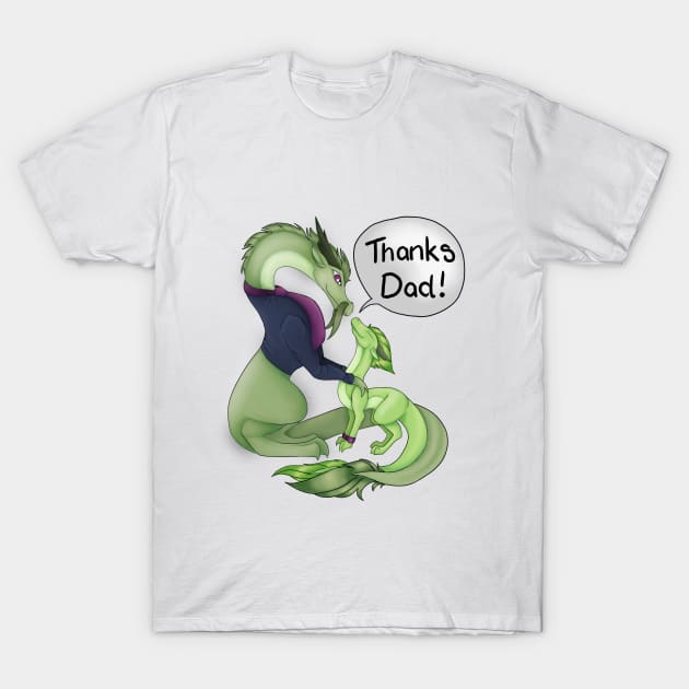 Thanks Dad T-Shirt by BeksSketches